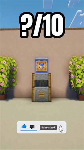 💧✨ Water Dispenser in Minecraft! | #Shorts #minecraft #usa