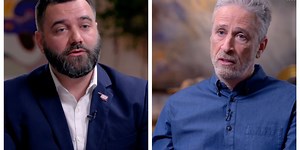 Jon Stewart destroys Republican's argument for looser gun control in satisfying clip