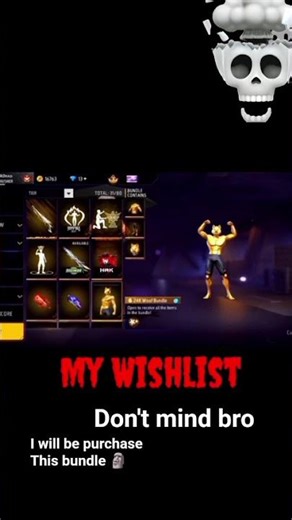 New bodybuilder bundle in free fire #shorts
