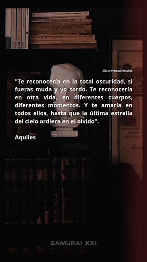 Frases de Amor en la Oscuridad | Samurai XXI