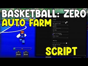 [Lazy Worker] Basketball: Zero Script Auto Farm, Auto Dunk And Infinite Spins - Roblox 2025