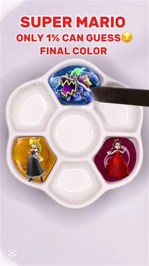 SUPER MARIO COLOR MIXING #colormixing #colors #mario