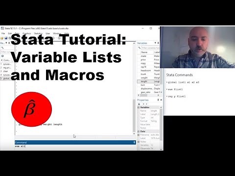 Stata Quick Tip: Creating a Variable List with a Macro