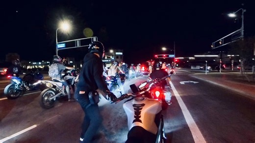 Always gotta stay ready 🙏🏻 I don’t know why but I saw this guy lay er down and a couple of us jumped into action! | Derek Rides