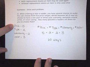 The Fundamental Counting Principle