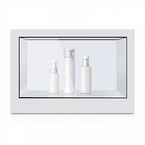 [Hot Item] New Design 3D Advertising Players Android Network Digital Signage Advertising Media Player Box Transparent LCD Display