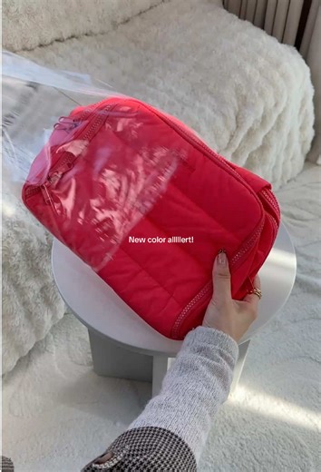 Unboxing My New Coral Red Toiletry Bag