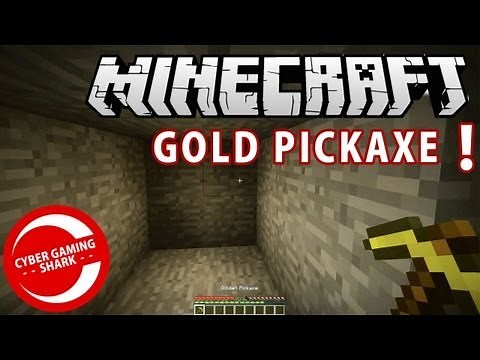 HOW TO MAKE GOLD PICKAXE MINECRAFT