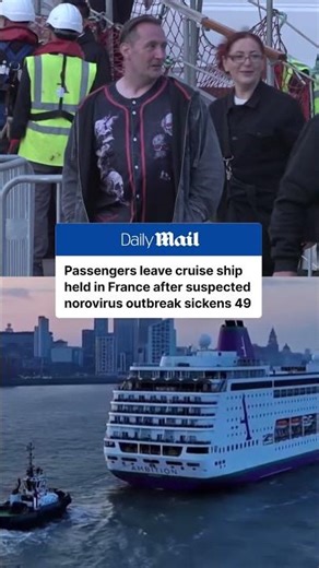 Passengers disembark cruise ship hit with norovirus