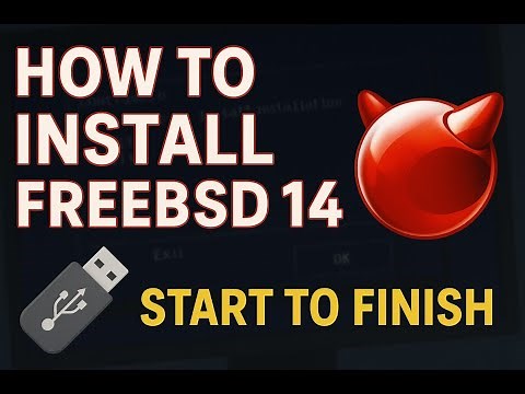 How to Install FreeBSD 14 From Start To Finish + Basic Configurations [2025]