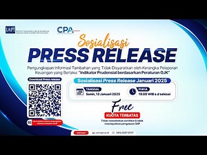 Sosialisasi Press Release: Pengungkapan Informasi Tambahan