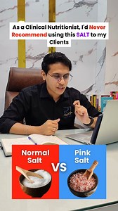 As a clinical nutritionist, one of the most common mistakes I see: 🚫 Completely replacing iodized (normal) salt with pink salt. Yes, pink salt sounds fancy. Yes, it’s marketed as “rich in minerals.” But here’s the truth ⬇️ 🧂 Pink salt contains trace minerals... …but it does NOT contain iodine. And iodine is non-negotiable for your body. 🧠 Your thyroid needs iodine to produce hormones that control your: ✔️ Metabolism ✔️ Energy levels ✔️ Brain development ✔️ Hormonal balance In fact, iodine def