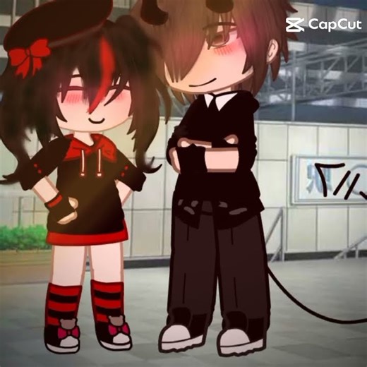 I think i did to much to the shading, and btw im collabing with @KagomeMae #gachaclub #capcutedit