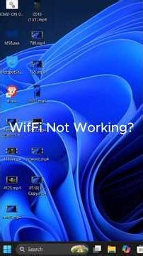 ⚠️ WiFi NOT working in Windows 11?#wififix