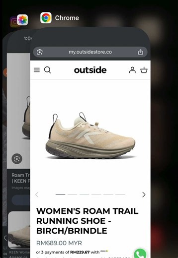My first Keen trail shoes, Keen Roam. Built for versatility, smooth transitions with responsive cushioning. Go grab yours now at @outsidemalaysia #keen #keenroam #trailshoes #hikingshoes