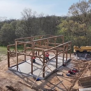 66K views · 1.8K reactions | Build Progress And Barn Raising! | Farmhouse on Boone | Facebook