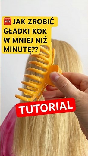 🆘jak zrobić koka klamrą? #hairtutorial #włosomaniaczka #włosy #fryzura #tutorial #klamra #haircut