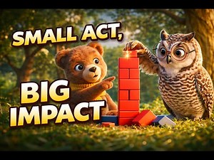 Small Act Big Impact 🌈 | Positive Learning Cartoon for Kids