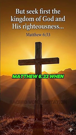 PUT GOD FIRST AND EVERYTHING WILL FALL INTO PLACE – MATTHEW 6:33