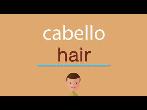 Cómo se dice cabello en inglés