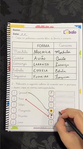 Activity with Block Letters and Cursive Letters | Little Lobato