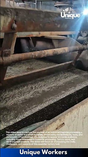 Industrial processing: machine processing water and small materials