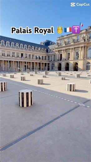 Domaine national du Palais royal | iconic palace with a beautiful garden #paris # #palaisroyal #fyp