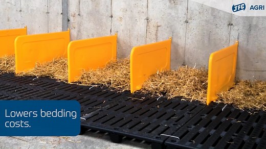 Our calf slat dividing system is an ideal way to further reduce your bedding costs. The slat dividers are easily fitted to the JFC Agri calf slat, allowing for a flexible calf cubicle system. Following installation there is less trampling in the cubicle area, resulting in an additional saving on bedding costs. Contact our team or drop us a DM for more information. #JFC #JFCAgri #calf #dairycalves #dairyfarming #dairycow #JFCOnTheFarm #Calving21 #CalfRearing #CalvingSeason #Dairy #farm365 #farmli