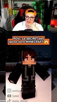 POV: The SECRET of igloos in MINECRAFT 😱 Tomiix