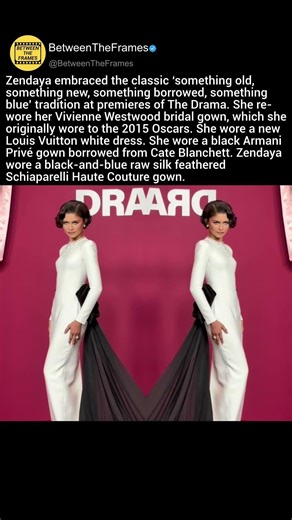 Zendaya embraced the ‘something old, something new, something borrowed, something blue’ tradition at