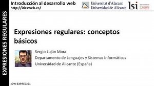 Expresiones regulares- conceptos básicos