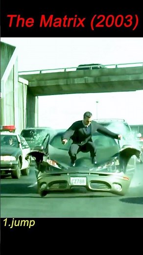 The Matrix Reloaded｜High-Speed Bullet Dodge⚡Thrilling Action Sequence🔥