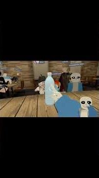 Sans Bartending at the Black Cat Lounge 2 - VRChat Short #vrchat #thevrnomad #funny