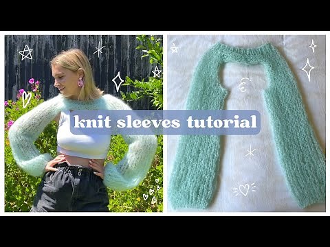 easy customisable sleeves/shrug/bolero | knit tutorial