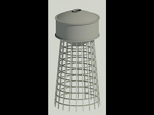 Modeling of Elevated Tank on Revit