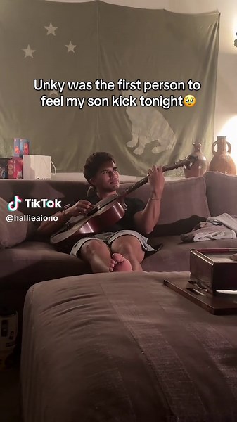 Sweet Moment: First Time Feeling Baby Kick