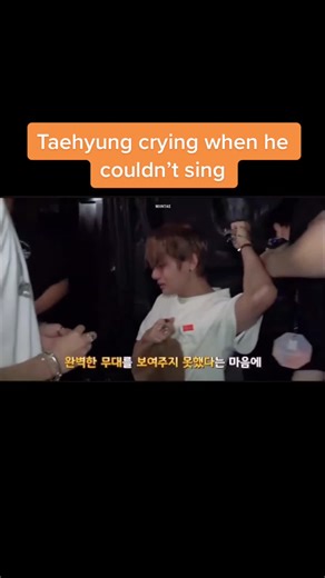 #thv#taehyung#btsconcert#bts#voice#sad#jimin#jk#ohno#bangtan | taehyung crying