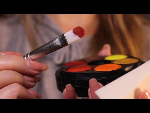 ASMR Cozy Face Painting To Help You Relax 🖌️🎨 No talking, layered sounds
