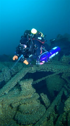 28K views · 530 reactions | The EMBA is a steamer lying off the coast of Wisconsin near Milwaukee. It is a technical dive and with the AMAZING clarity of an early spring dive! | Divers Incorporated | Facebook