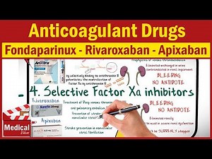 Pharmacology [CVS] 24- Anticoagulant Drugs [Part 4: Factor Xa inhibitor: Fondaparinux - Rivaroxaban]