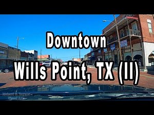 Driving Downtown Wills Point, TX (Better Dash Cam)