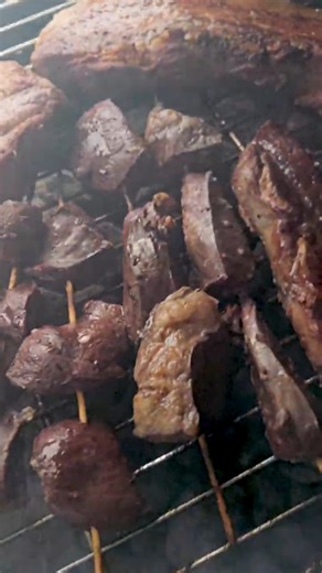 Anticucho and Ribs #parrillada #latinfood #anticucho #ribs #bolivian #cuisine #bolivianfood