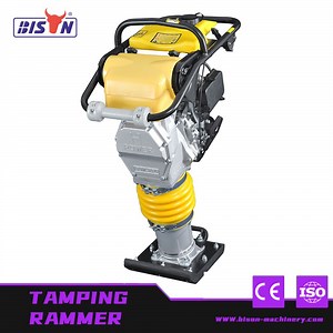 [Hot Item] Bison Diesel Engine Vibratory Tamping Rammer Machine Jumping Jack Tamping Rammer Compactor