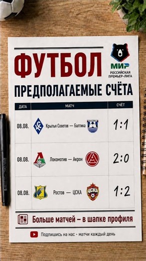 Прогнозы на футбол Локомотив Москва Акрон ЦСКА Ростов.