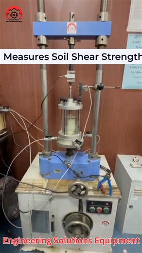 Harjinder singh on Instagram: "Accurate Soil Strength Analysis You Can Trust Evaluate the shear strength and stress behavior of soil with precision using our Triaxial Shear Test Apparatus, engineered for reliable geotechnical investigations. ✅ Determines shear strength parameters (c & φ) ✅ High accuracy under controlled pressure conditions ✅ Robust construction for long-term lab use ✅ Suitable for UU, CU & CD triaxial tests 🔬 Ideal for geotechnical labs, soil testing laboratories, research inst