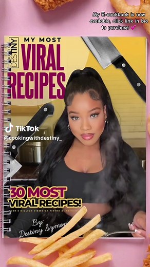 My E-cookbook is now available for puchase! It includes 30 of my most viral recipes! Click link in bio to shop 💕