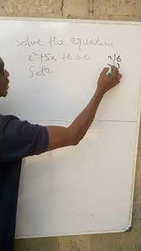 FAST Factorization Trick for Quadratic Equations (x²+5x+6) #Math