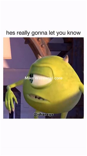 disney throwbacks on Instagram: "Interesting fact✨ Mike and Sulley's Friendship • Fitness Routine: Mike encourages Sulley to work out, shouting, "Work out that flab that's hanging over the bed! Get up, Sulley!". • Walking to Work: The two monsters walk to work during a "scream shortage," with Mike jokingly commenting on Sulley’s large size, saying, "You have your own climate!". • "Boo" and the Plan: Sulley nicknames a human child "Boo," to which Mike responds with concern, saying, "You're not su