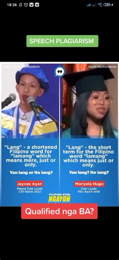 Speech Plagiarism: Totoo Kaya? Alamin ang Katotohanan