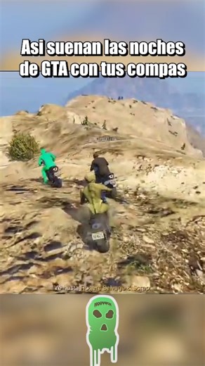 Asi suenan las noches de GTA 5 con tus compas #gta #gta5 #GTAV #GTAOnline | De Toxo Moroxo